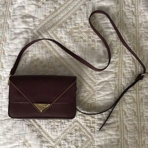 Rebecca Minkoff burgundy crossbody